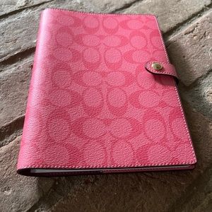 Notebook pink lemonade color.